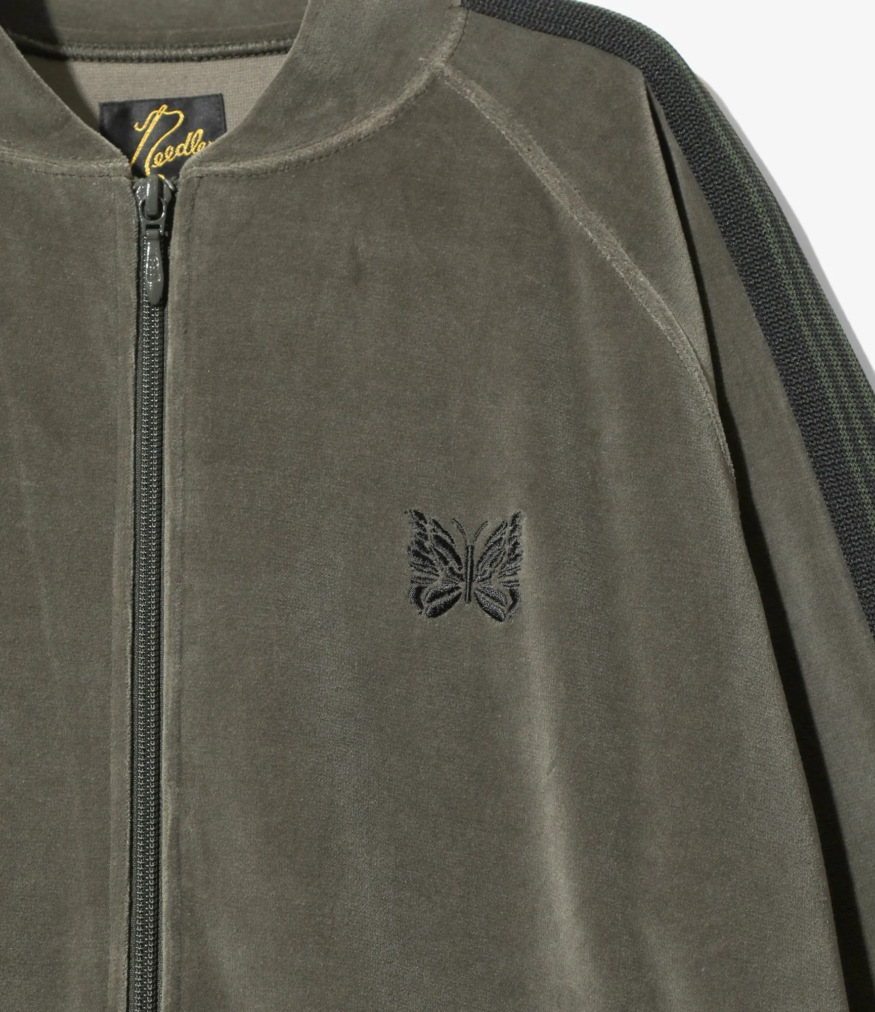 RC Track Jacket – Olive Velour