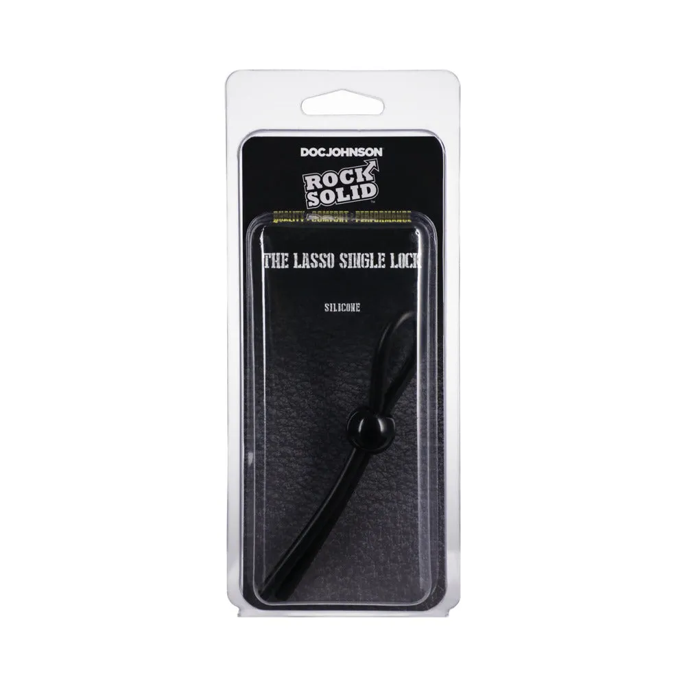 Rock Solid The Lasso/Bolo Single Lock Adjustable Black