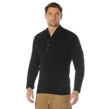 Rothco Mens Military Style 5 Button Sweater