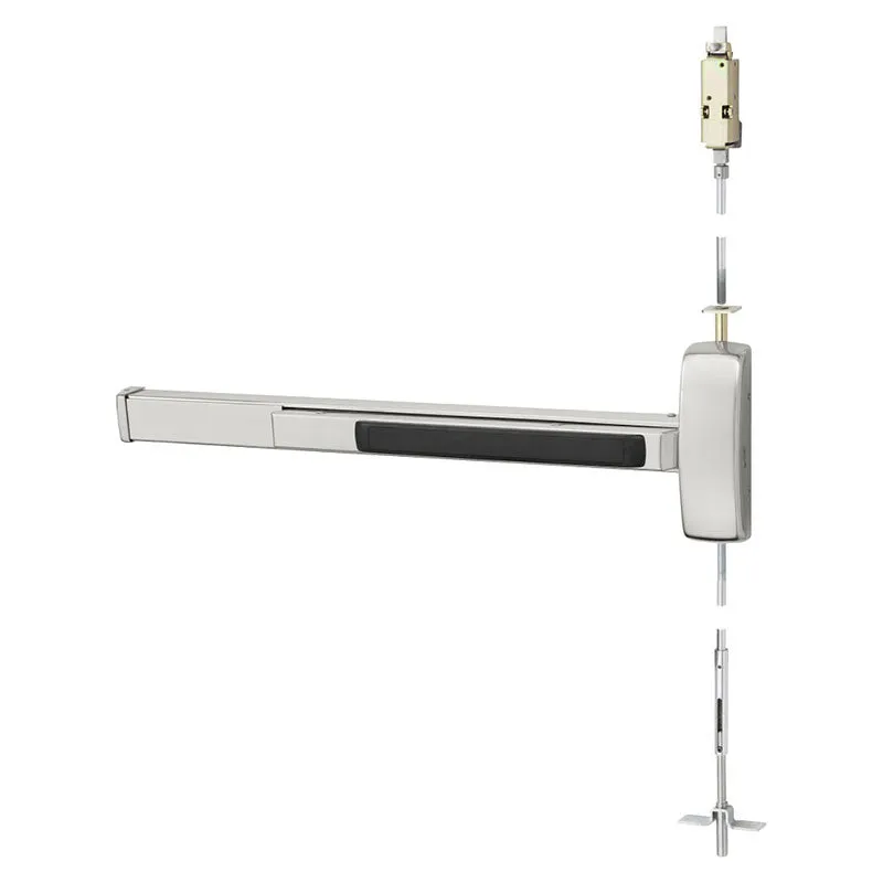 Sargent 12-MD8610F Fire Rated Concealed Vertical Rod Exit Device Exit Only, Multi-Function, For 1 3/4" Tk Metal Drs, 33-36" Dr Width, 84" to 96" Dr Ht