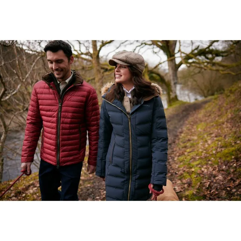 Schoffel Hurlingham Waterproof Ladies Down Coat - Carbon Navy