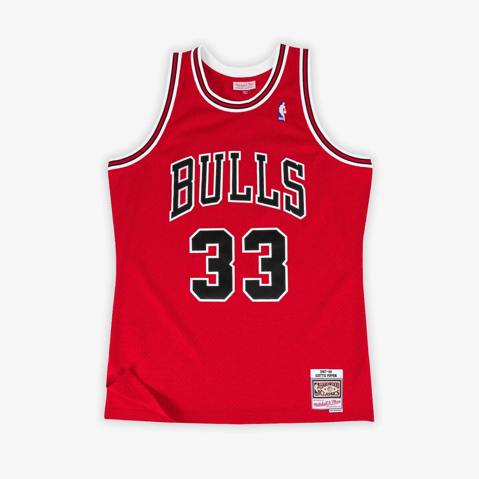 Scottie Pippen Chicago Bulls 97-98 HWC Swingman Jersey - Red