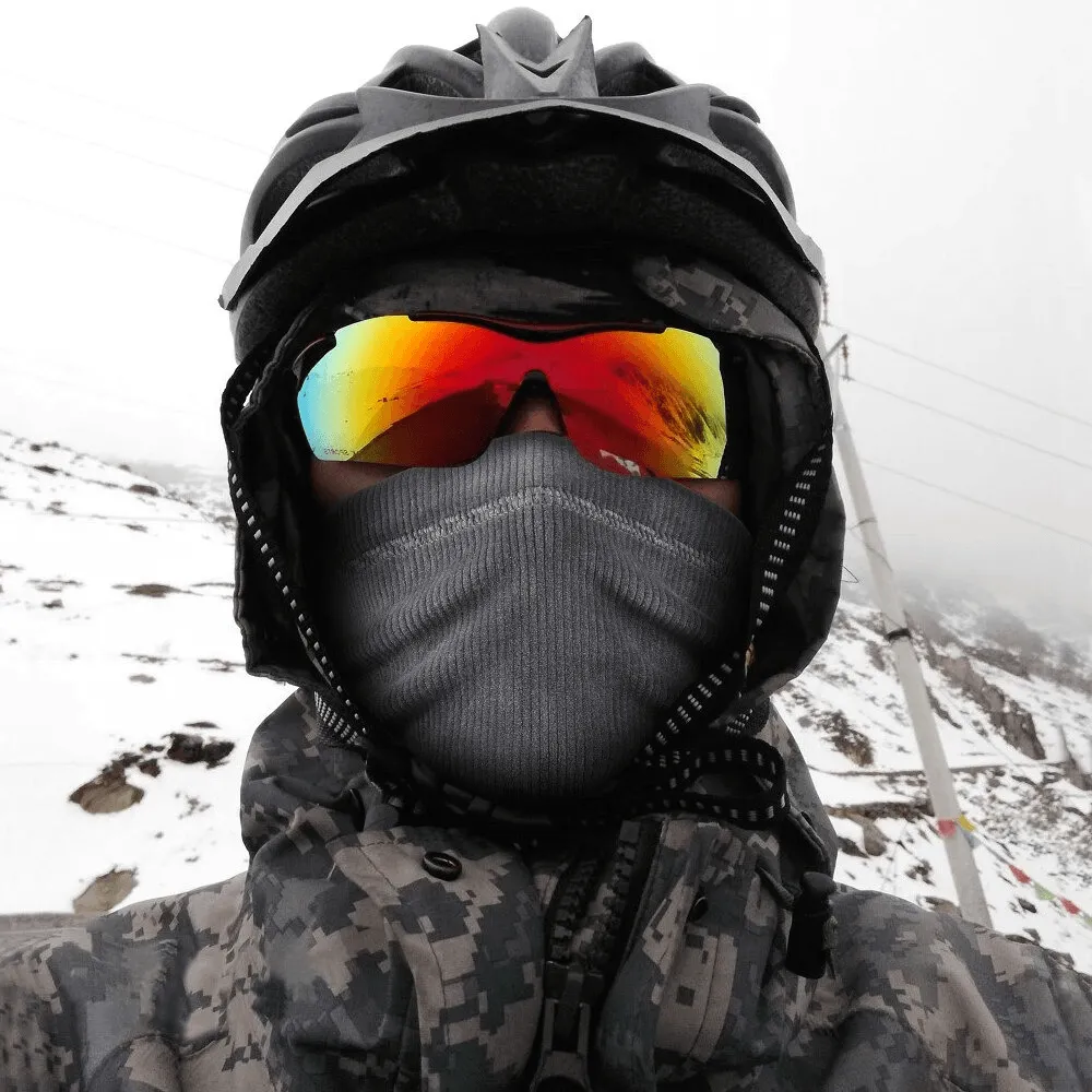 Skiing Thermal Corduroy Elastic Scarf / Cycling Half-Face Mask - SF0611