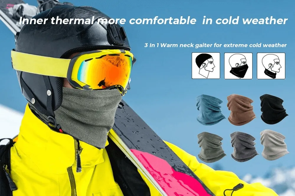 Skiing Thermal Corduroy Elastic Scarf / Cycling Half-Face Mask - SF0611