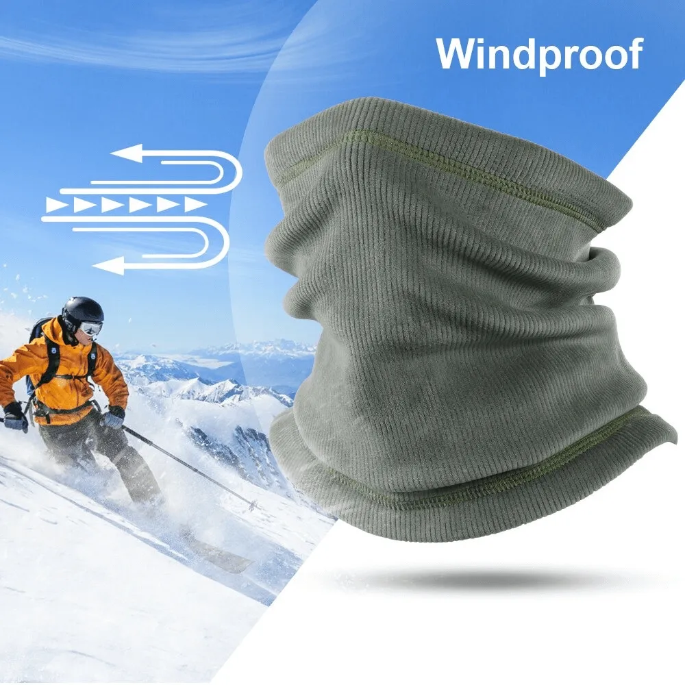 Skiing Thermal Corduroy Elastic Scarf / Cycling Half-Face Mask - SF0611