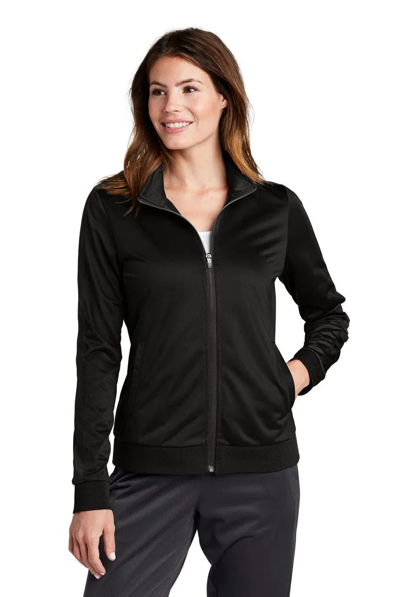 Sport-Tek LST94: Ladies Tricot Track Jacket