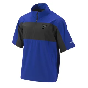 ST. LOUIS BLUES COLUMBIA EARLY RISER 1/4 ZIP JACKET - BLUE