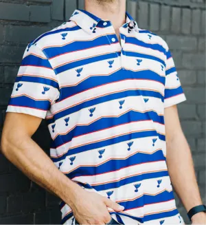 ST. LOUIS BLUES LUSSO STYLE RETRO POLO