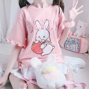 Strawbunny Oversized Tee