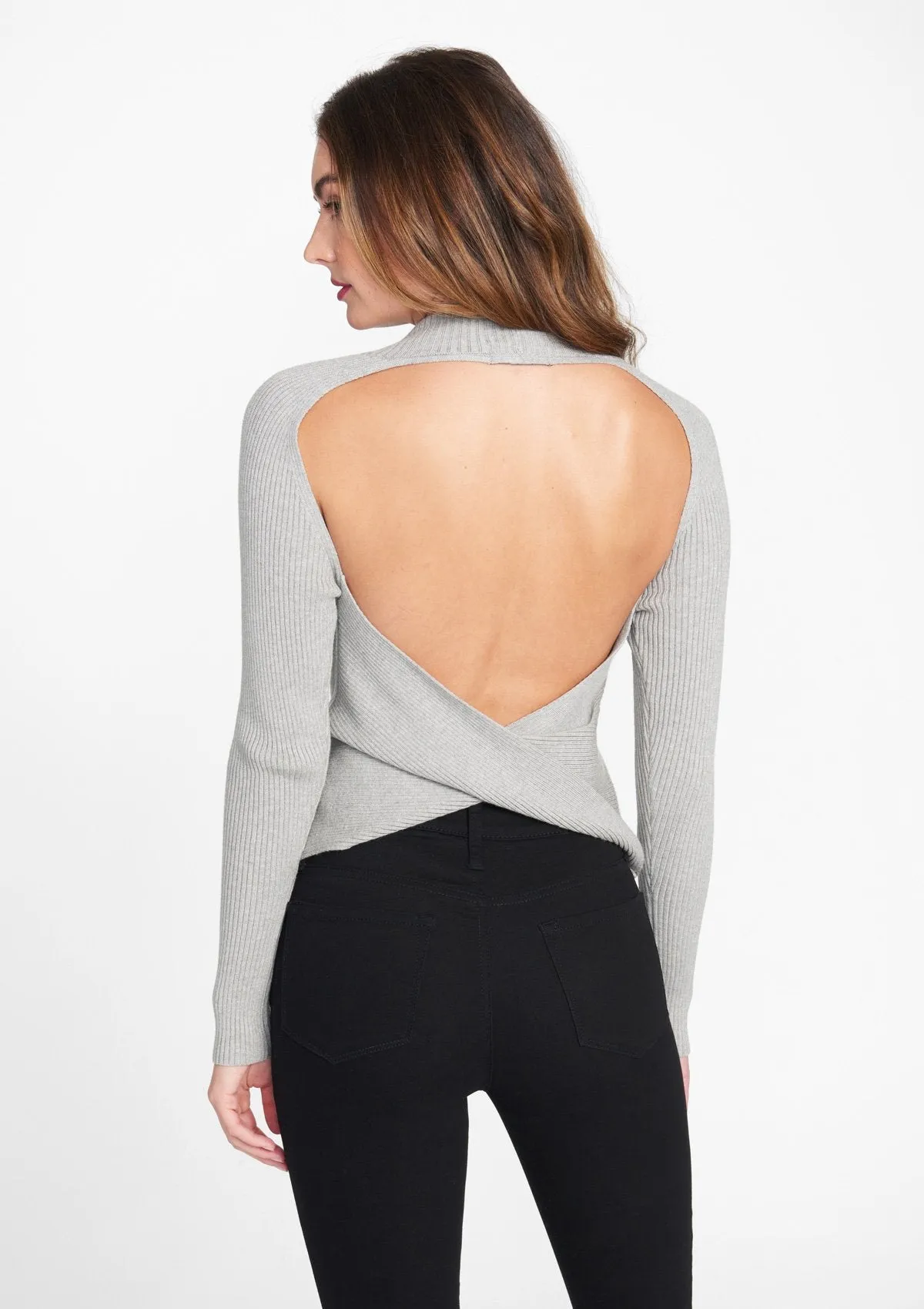 Tall Lily Backless Sweater