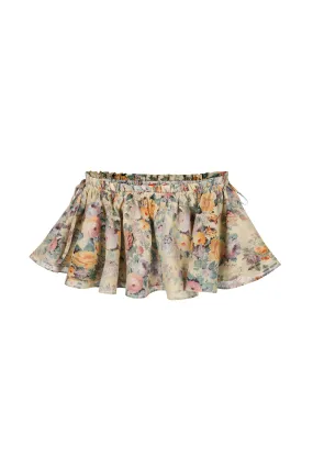 The Blonde Floral Mini Skirt