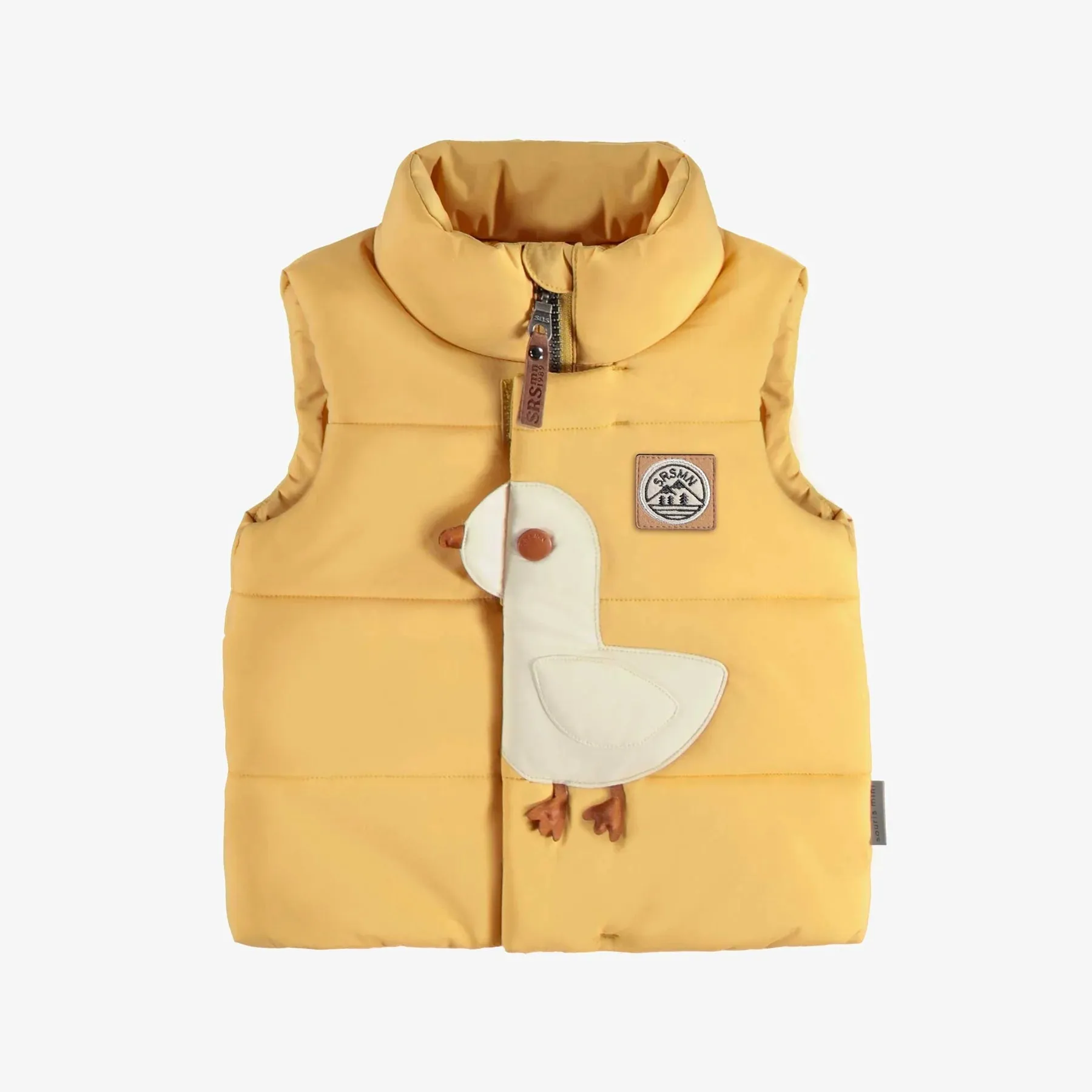 The Duckie Puffer Vest - Yellow - BABY