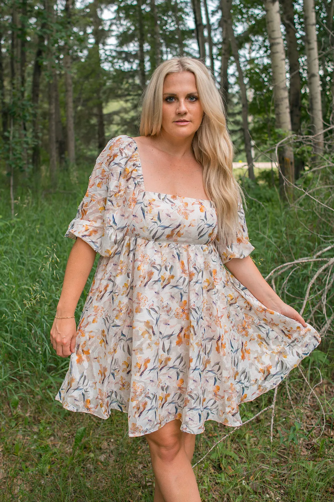 The Lark Babydoll Mini Dress