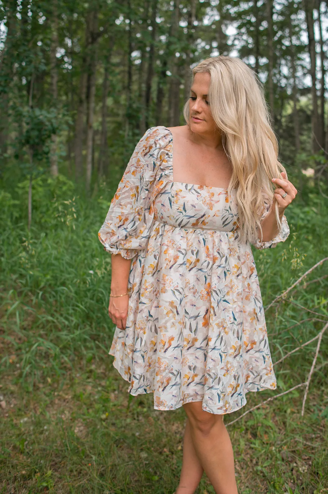 The Lark Babydoll Mini Dress