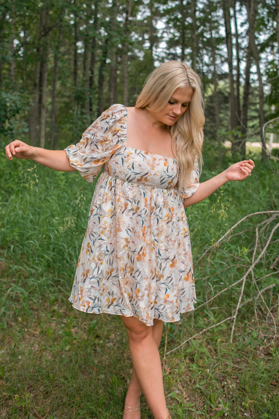 The Lark Babydoll Mini Dress