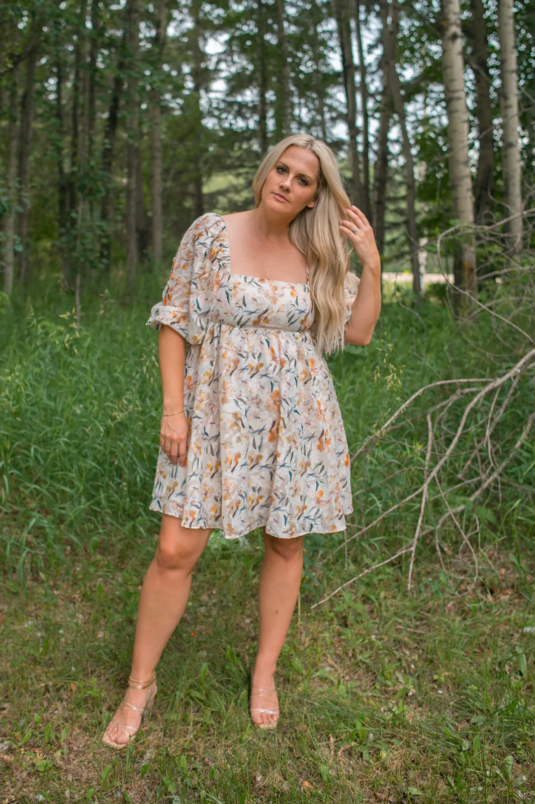 The Lark Babydoll Mini Dress