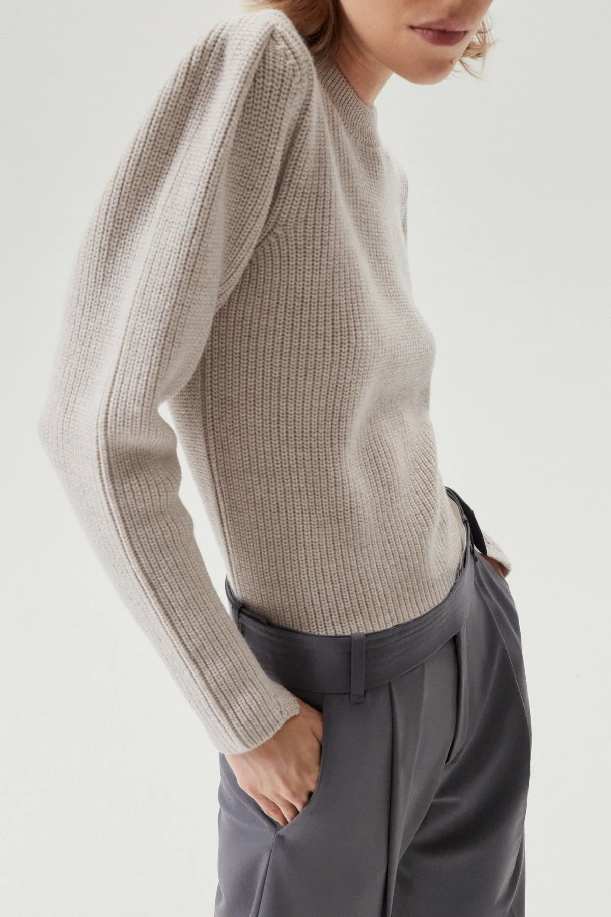 The Merino Wool Sweater With Pinces - Imperfect Version