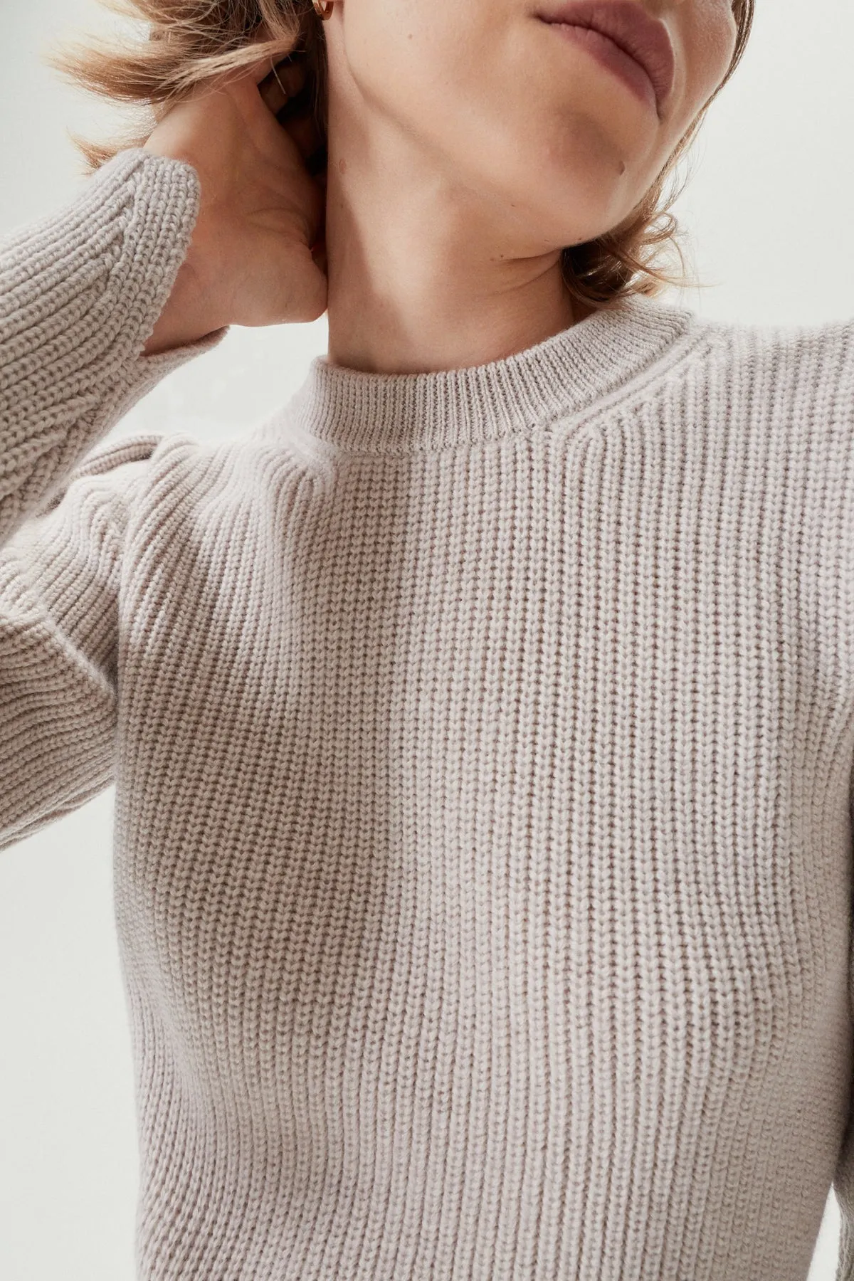 The Merino Wool Sweater With Pinces - Imperfect Version