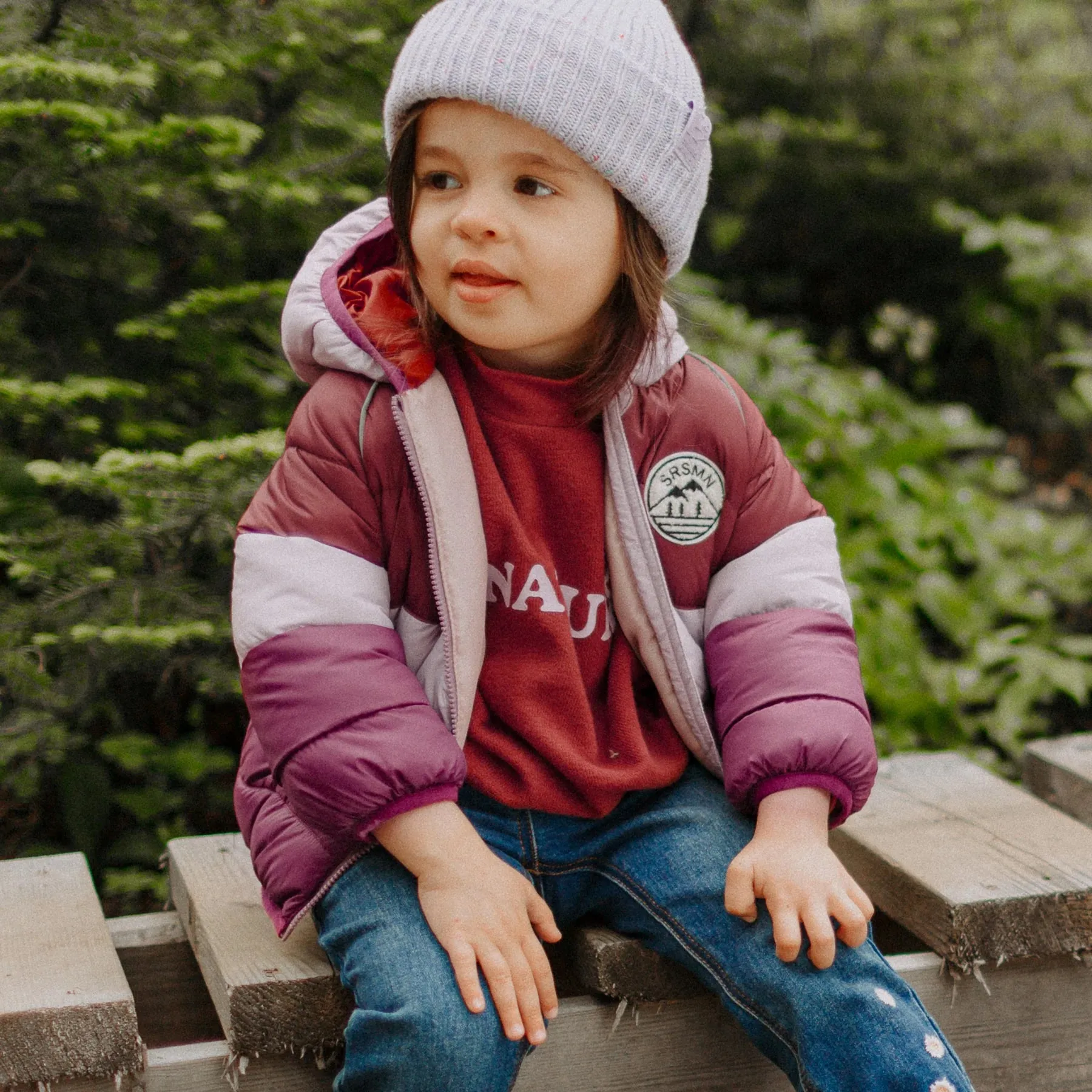 The Mikka Puffer Jacket - Purple - BABY