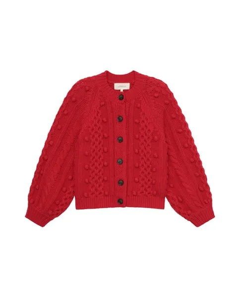 The Mountainside Cardigan Deep Rose