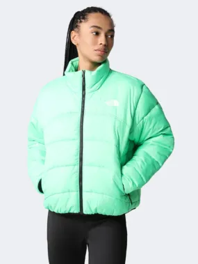 The North Face 2000 Synthetic Women Lifestyle Jacket Bright Green