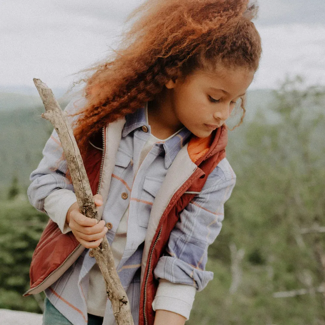 The Rory Puffer Vest - Rust - KIDS