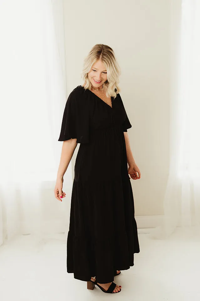 Tiered Babydoll Maxi Dress