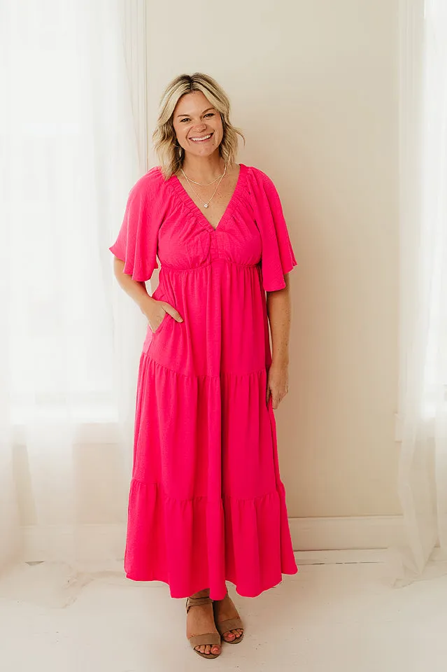 Tiered Babydoll Maxi Dress