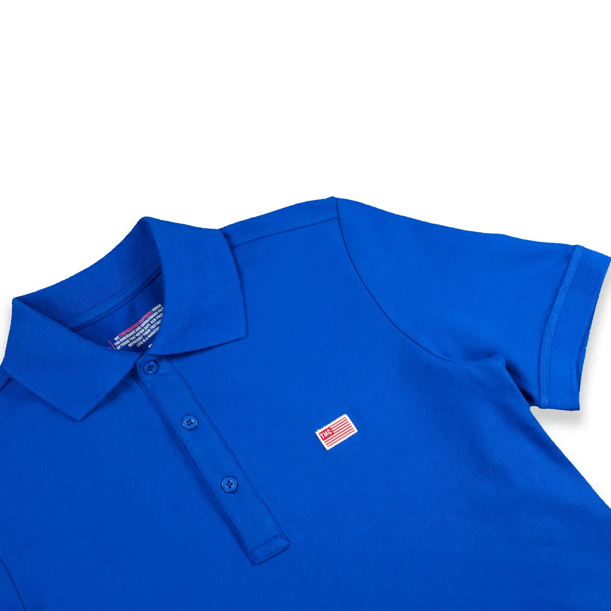 TMC Flag (1 inch) Polo - Royal Blue