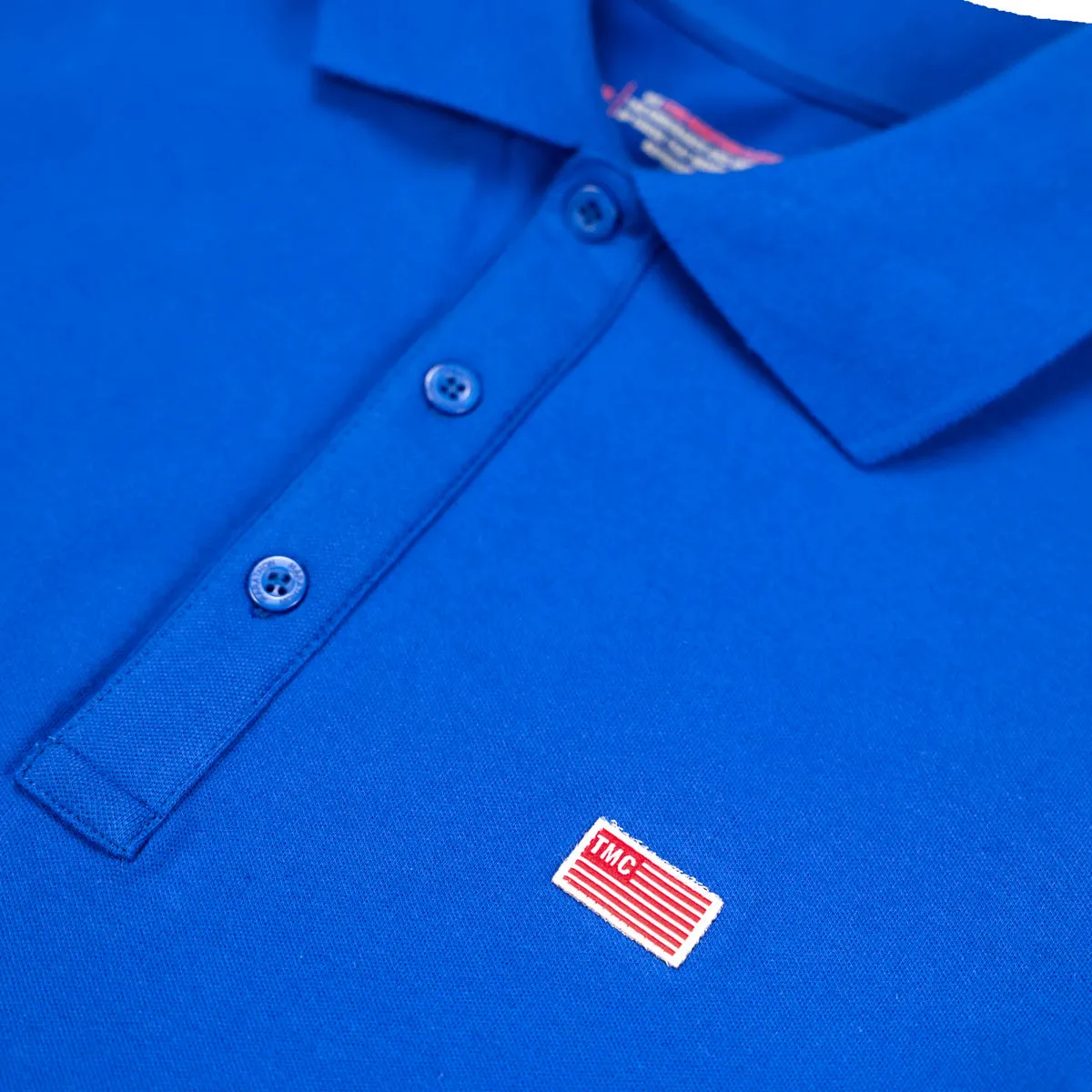 TMC Flag (1 inch) Polo - Royal Blue