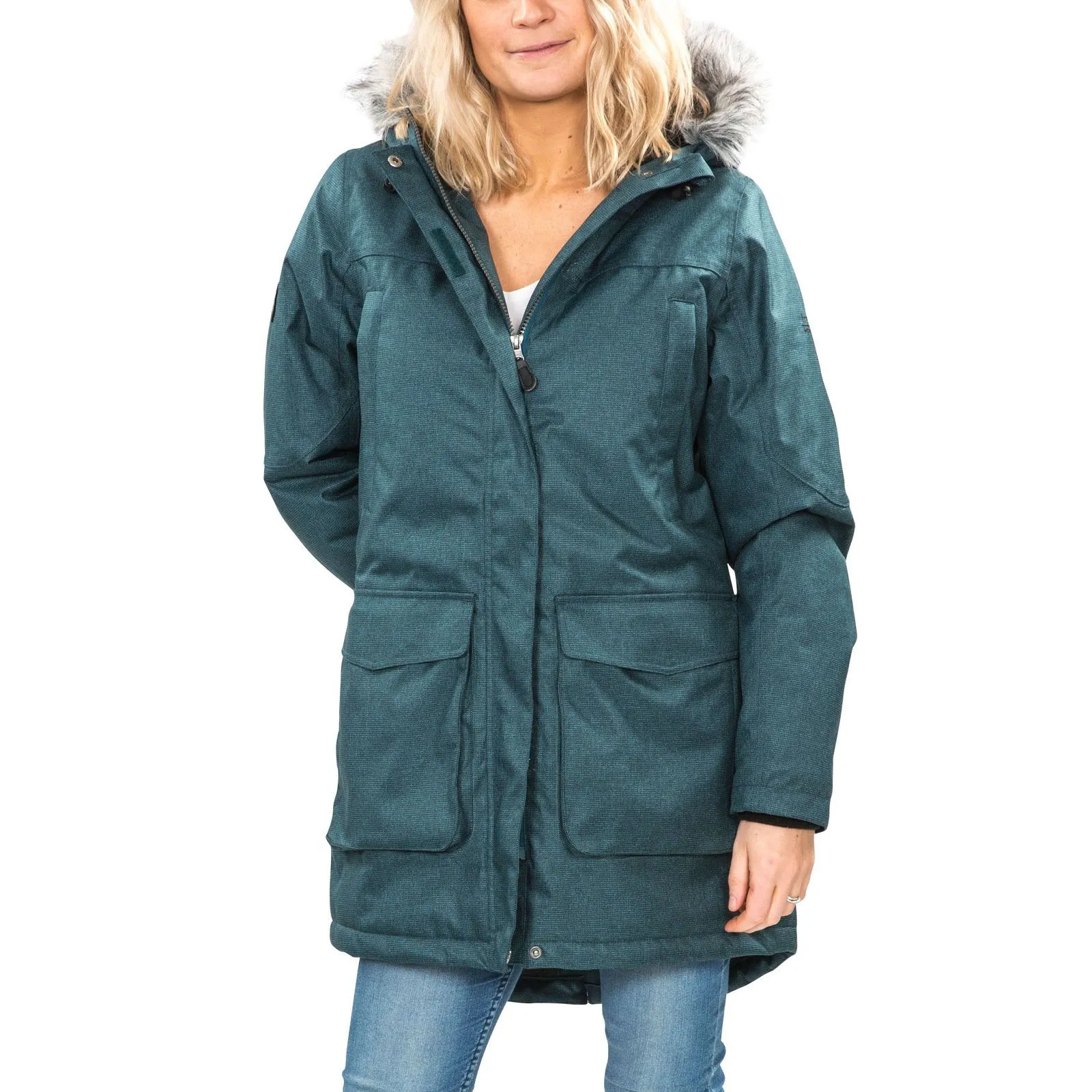 Trespass Womens Thundery Waterproof Parka Jacket