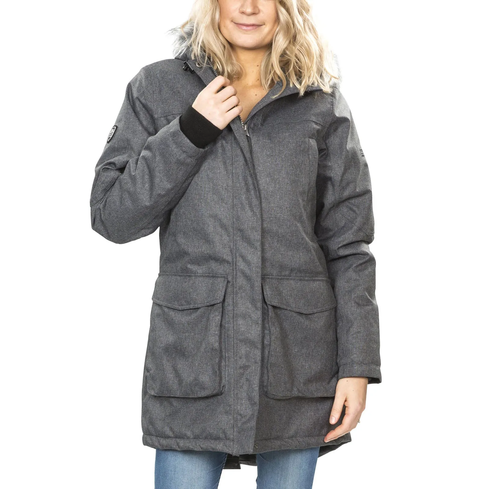 Trespass Womens Thundery Waterproof Parka Jacket