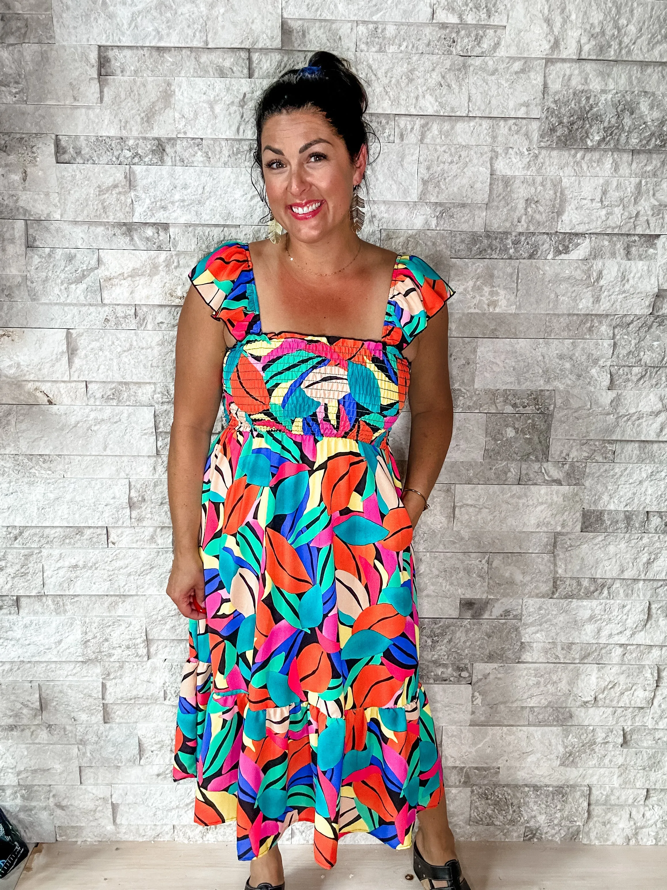 Tropical Vibes Dress (S-3XL)