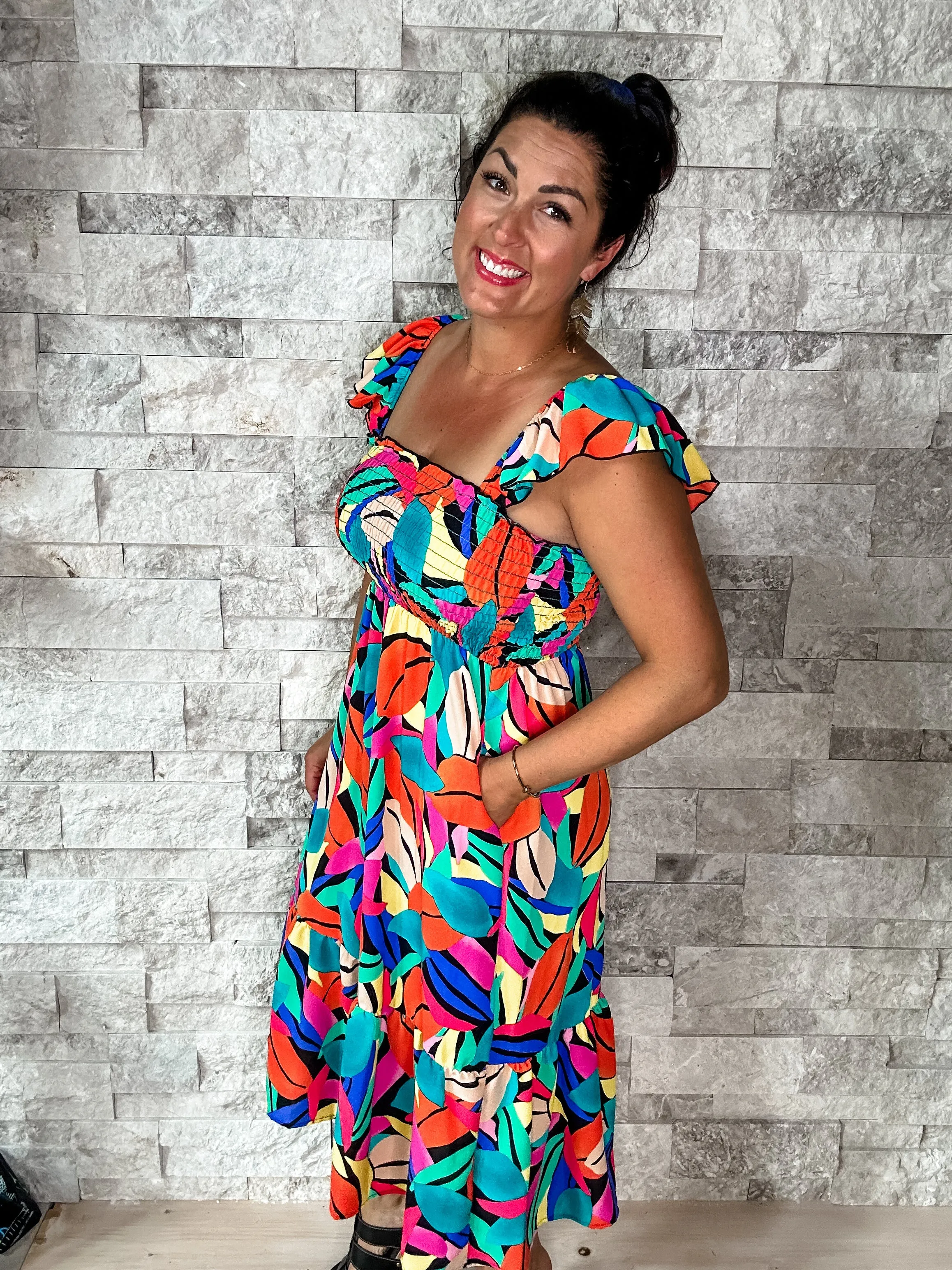 Tropical Vibes Dress (S-3XL)