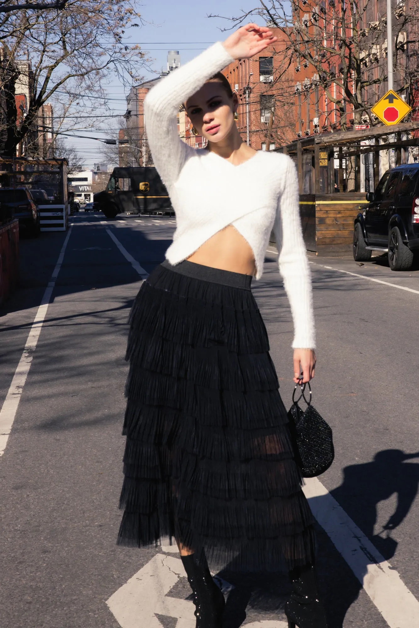 Tuile Layered  Skirt