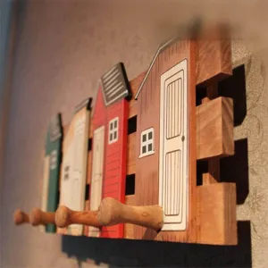 Vintage Retro House Coat Hanger