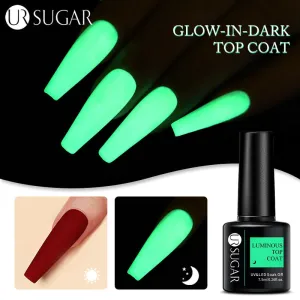 Wenkouban  Luminous Gel Top Coat Semi Permanent Glow In Dark Fluorescent Soak Off UV LED Color Gel Nail Varnish Nails For Manicure