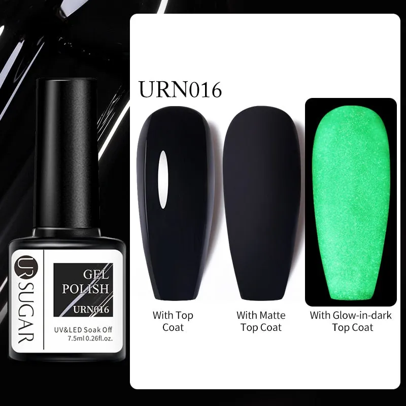 Wenkouban  Luminous Gel Top Coat Semi Permanent Glow In Dark Fluorescent Soak Off UV LED Color Gel Nail Varnish Nails For Manicure