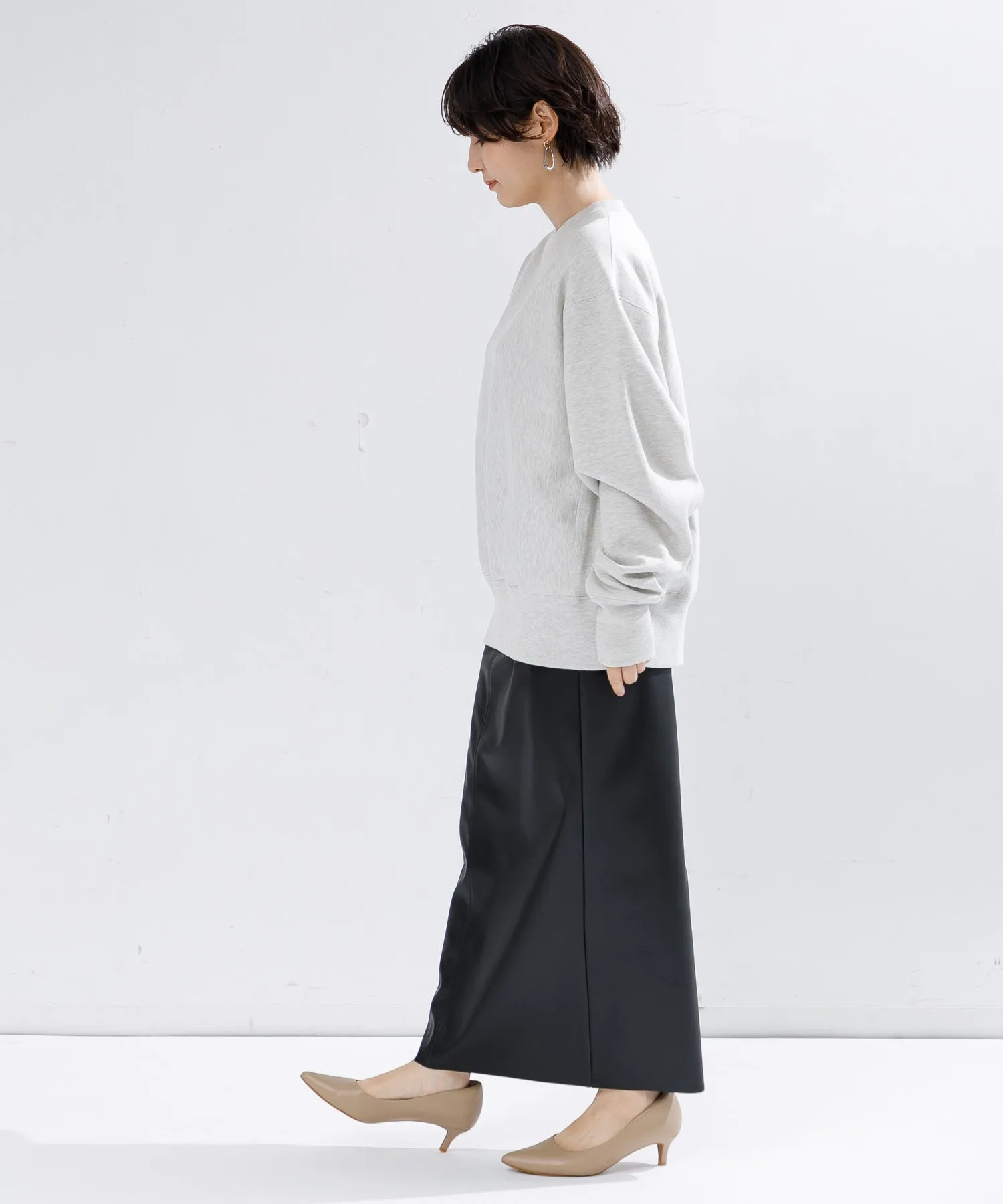 【WOMEN】upper hights Kloss フェイクレザースカート