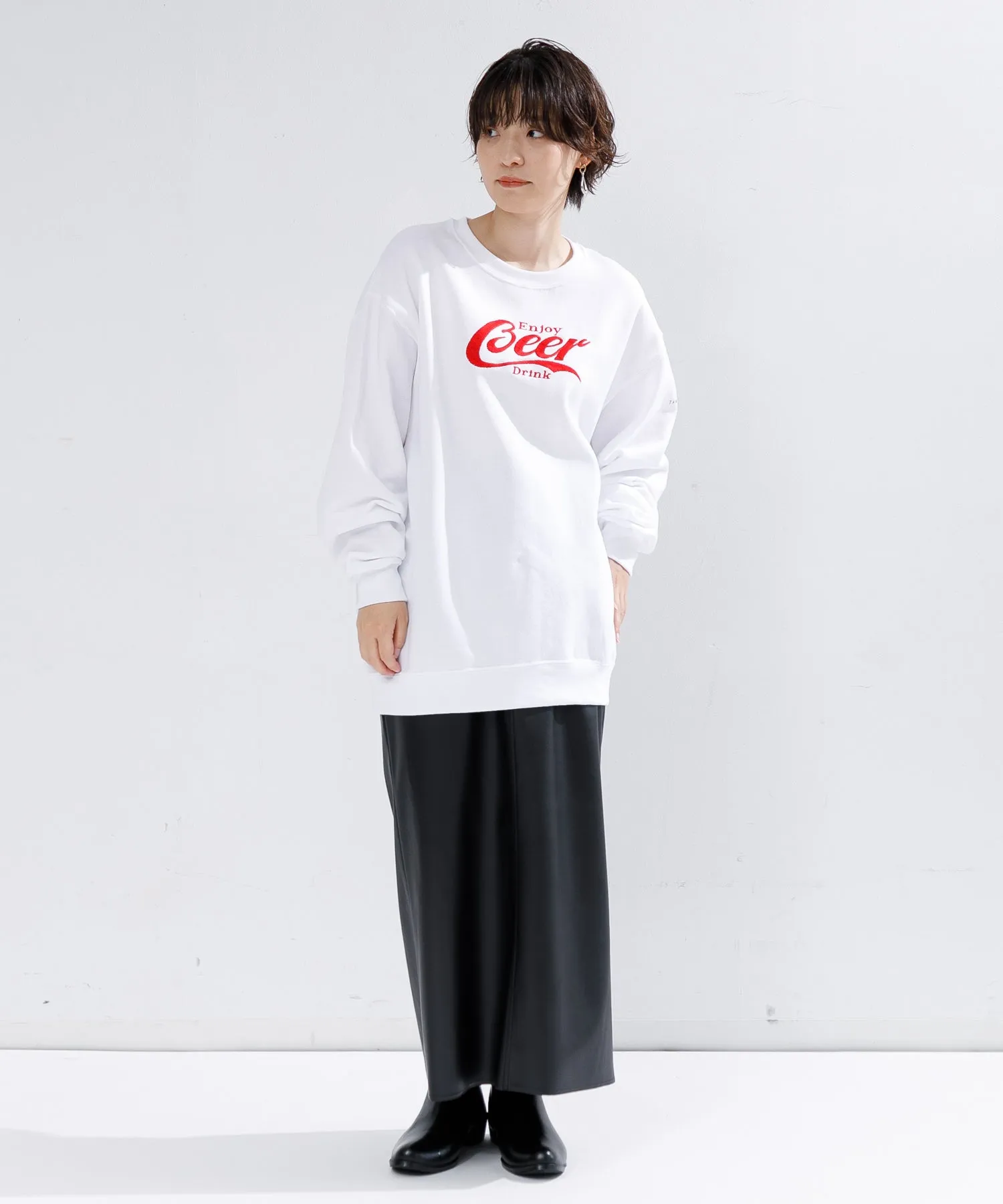 【WOMEN】upper hights Kloss フェイクレザースカート