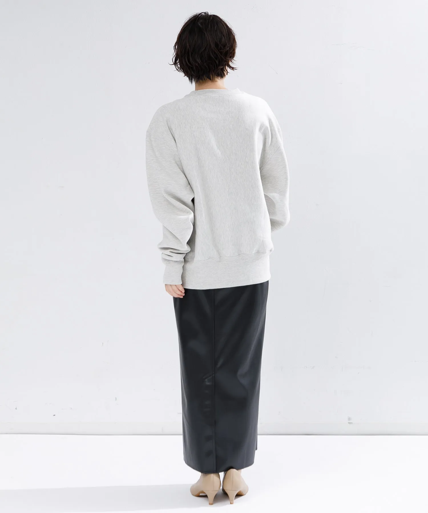 【WOMEN】upper hights Kloss フェイクレザースカート