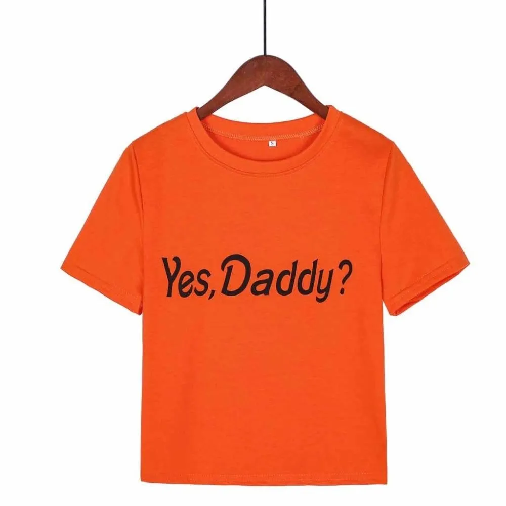 Yes Daddy Cropped Tee