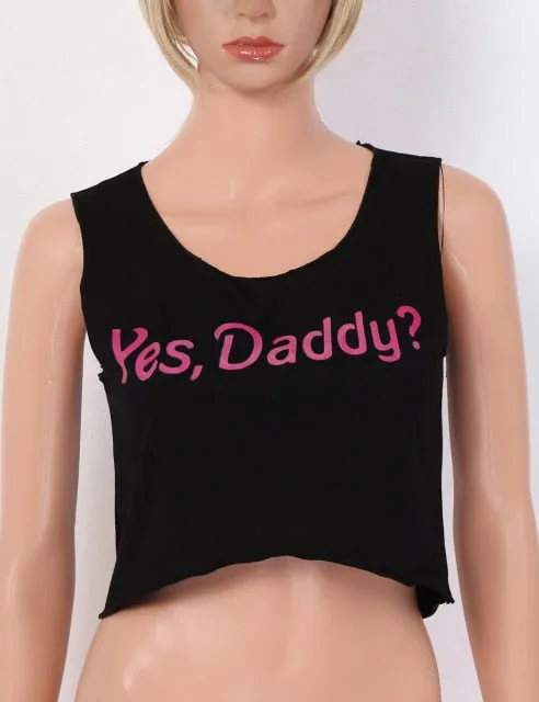 Yes Daddy Cropped Tee