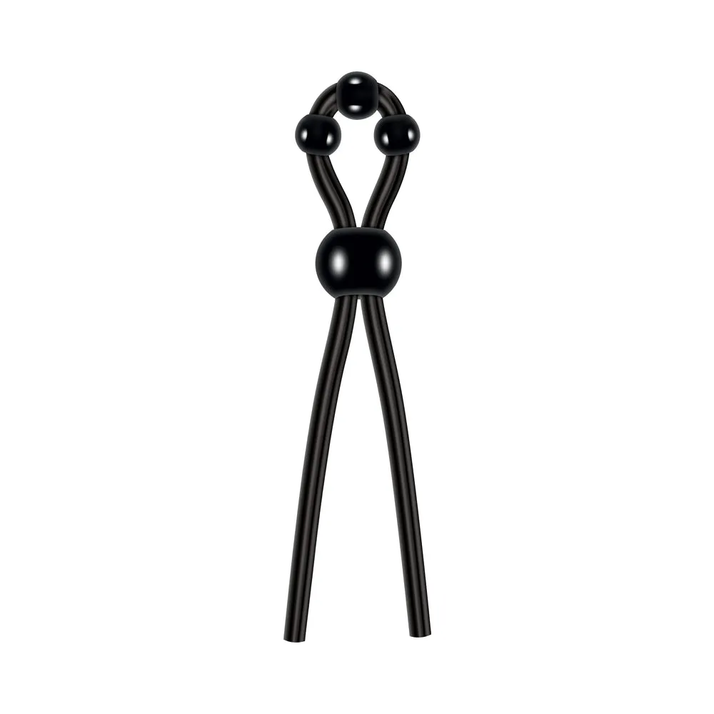 Zero Tolerance Ultimate Silicone Lasso Adjustable Cockring Black