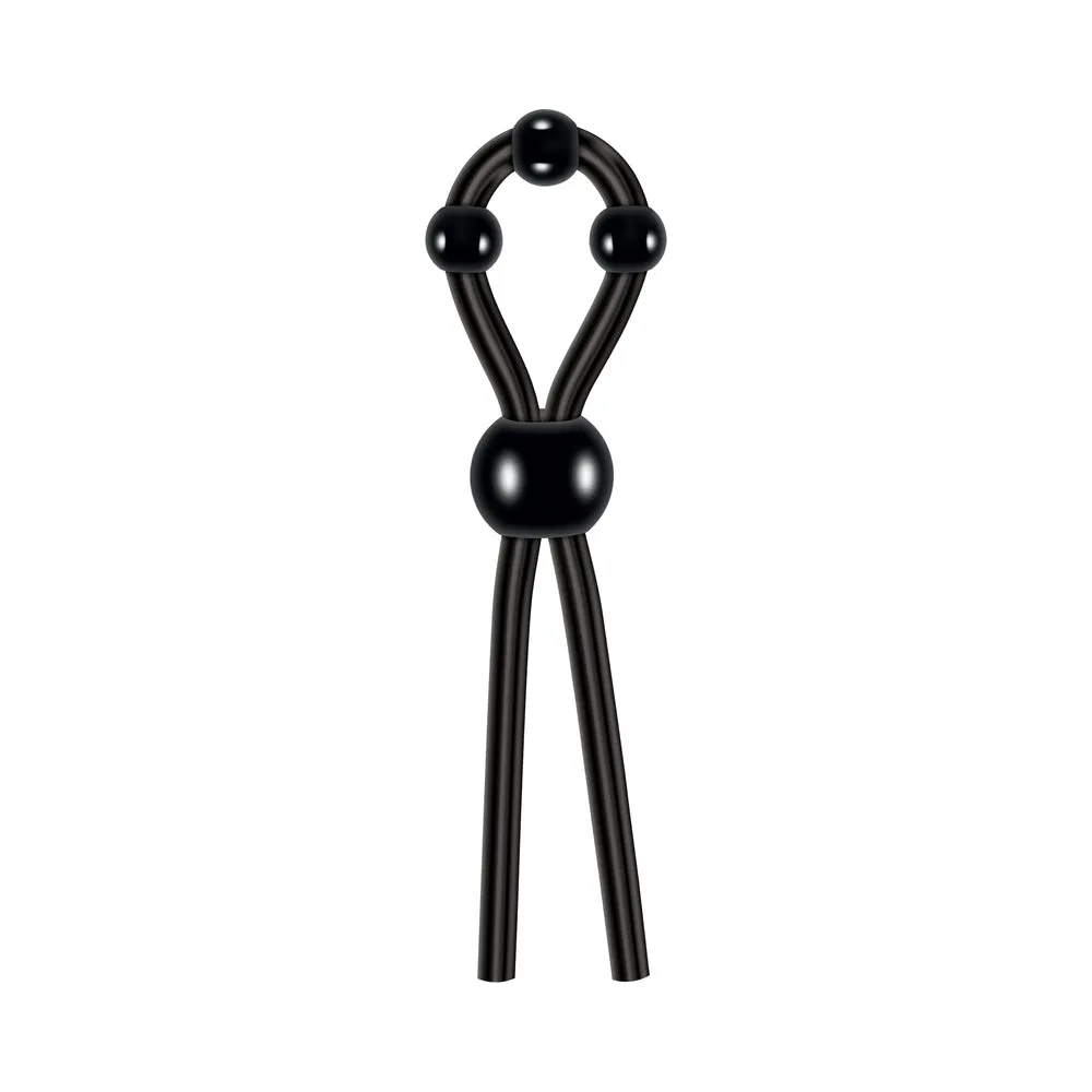 Zero Tolerance Ultimate Silicone Lasso Adjustable Cockring Black